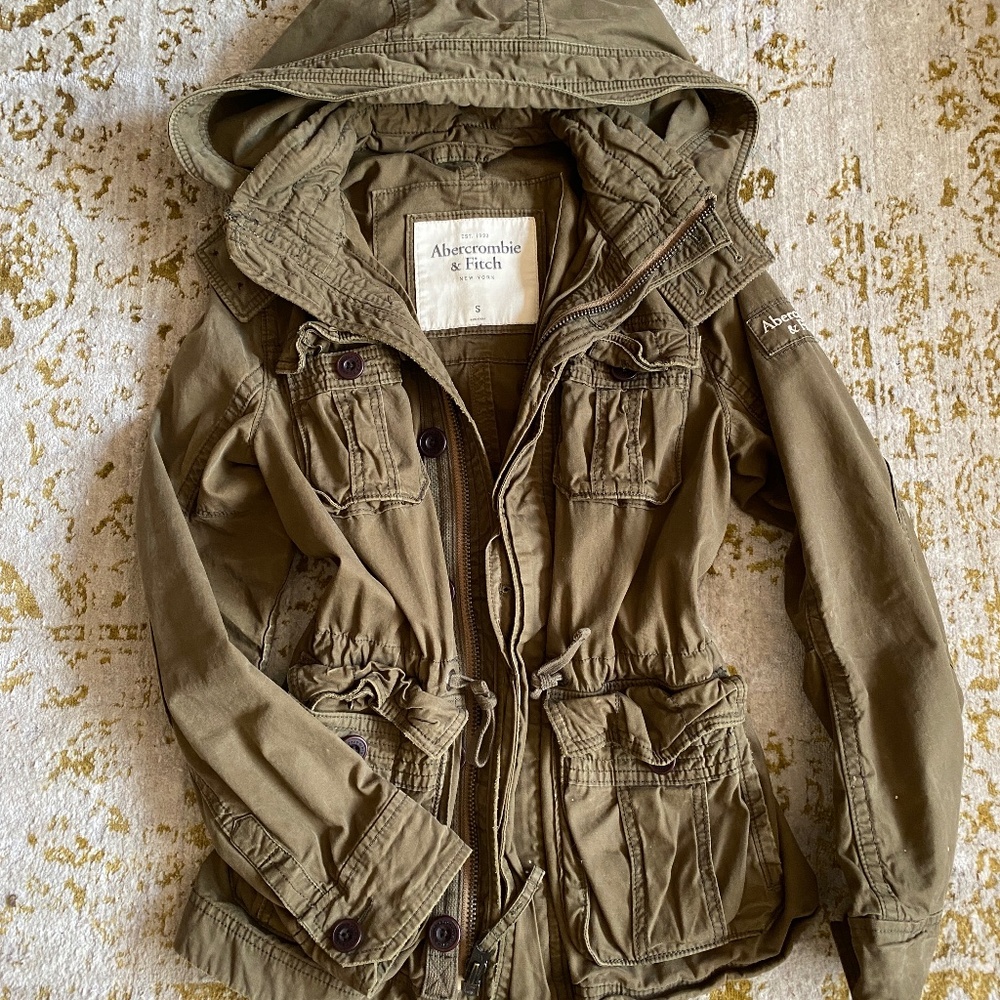 Army green military style jacket